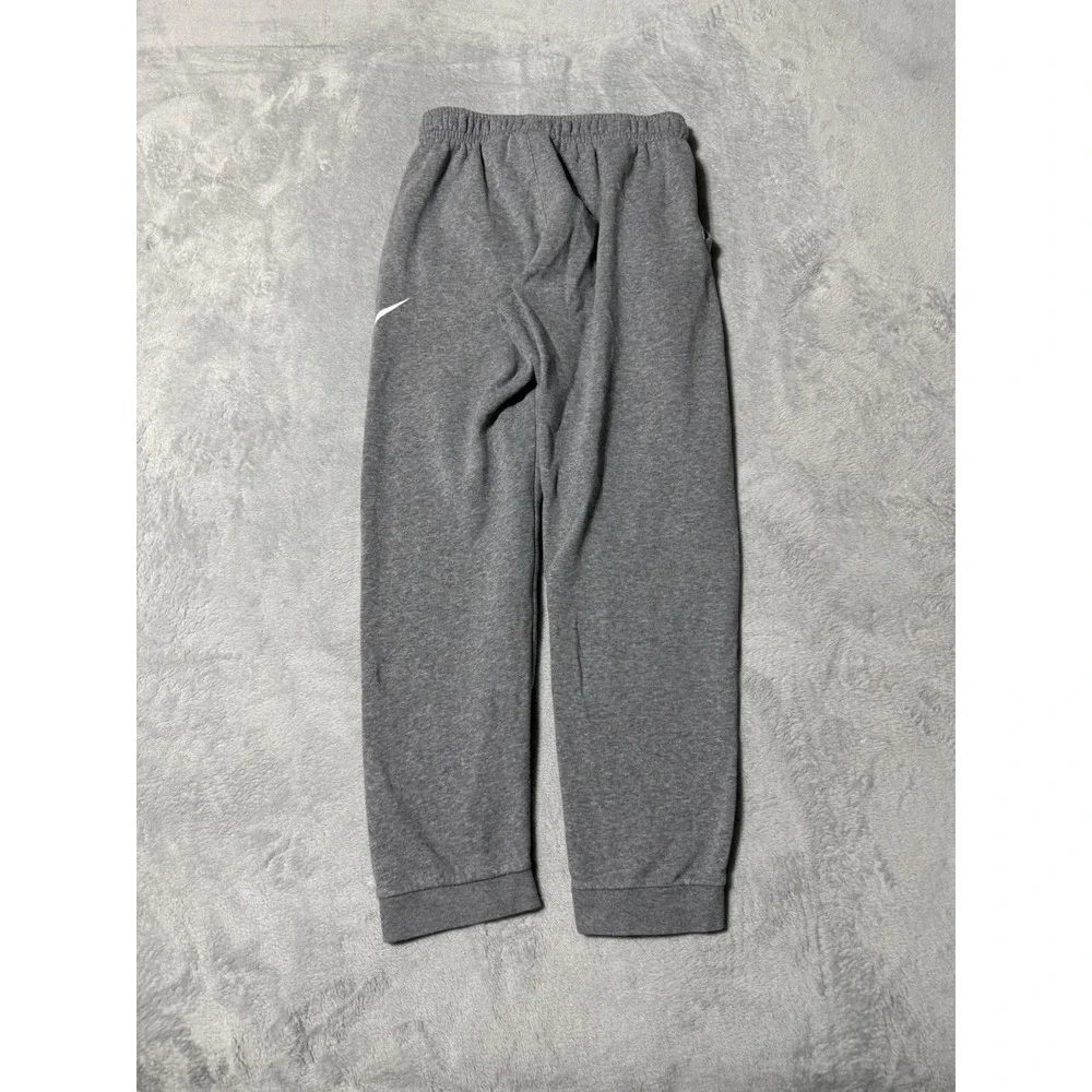 Nike Sportswear Club Fleece Boys Jogger Pants Youth Large Gray Tapered CJ7863